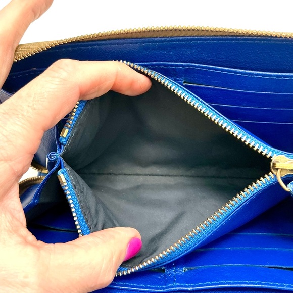 Celine Long Zipped Bicolor Wallet #1138 - Picture 6 of 6